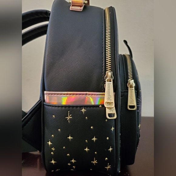 Walt Disney World 50th Anniv Loungefly Large Backpack & Minnie Mouse Stuff - Picture 7 of 16